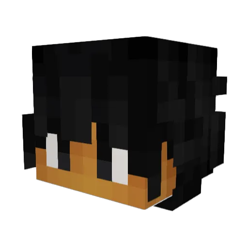 uhTulpan Minecraft avatar head, 3D render