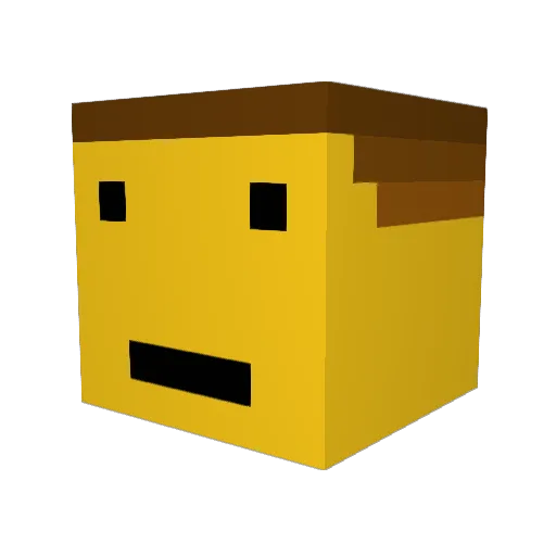 uh_guacamole Minecraft avatar head, 3D render