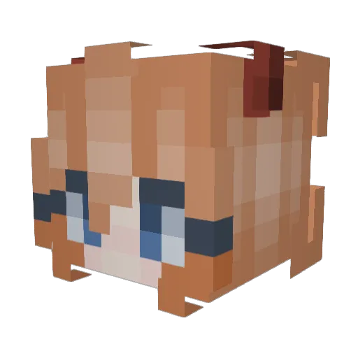 uh_oh423 Minecraft avatar head, 3D render