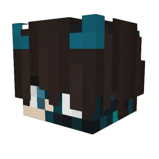 uhberty96385 Minecraft avatar head, 3D render