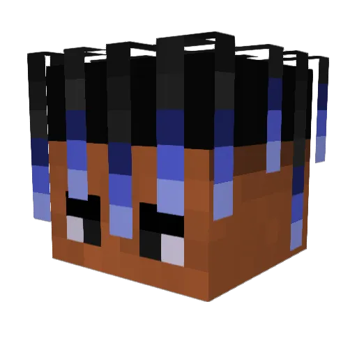 uhcOskar Minecraft avatar head, 3D render