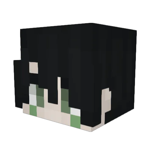 uhcakipmaoh Minecraft avatar head, 3D render