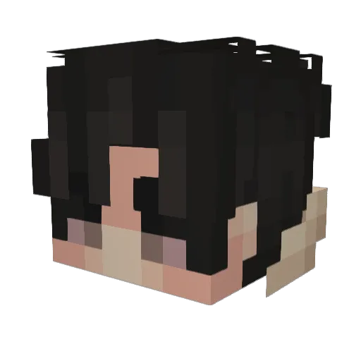 uhgg Minecraft avatar head, 3D render