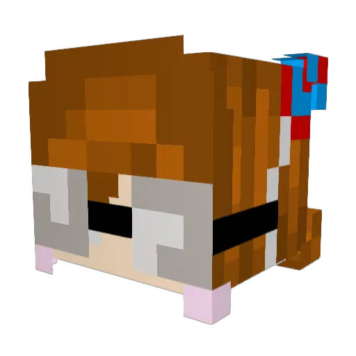 uhhandrw Minecraft avatar head, 3D render