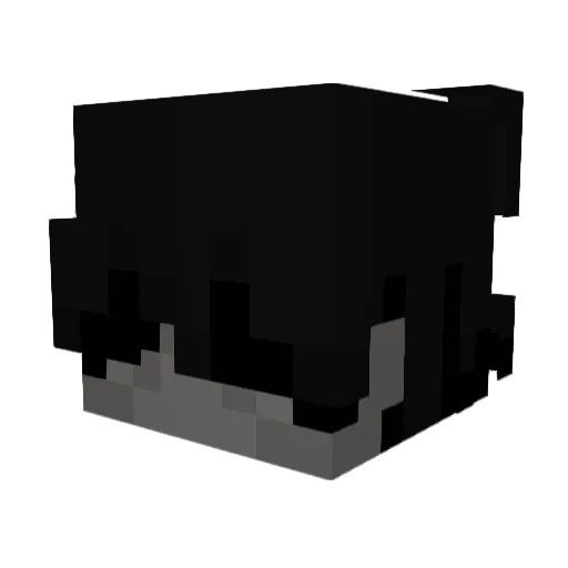 uhhhshady Minecraft avatar head, 3D render