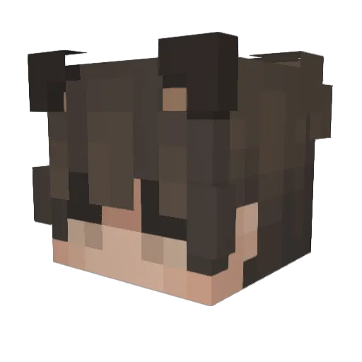 uhhmilo Minecraft avatar head, 3D render