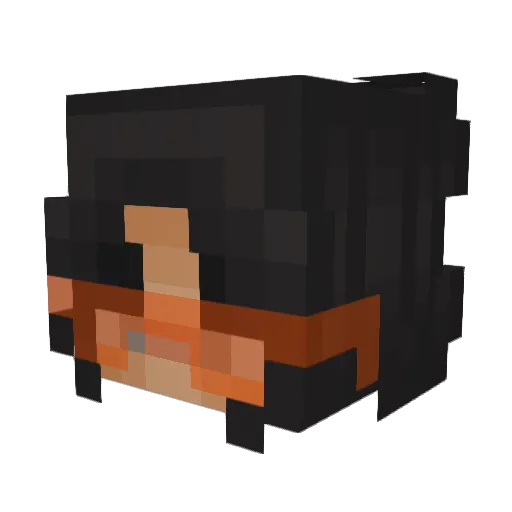 uhmemy Minecraft avatar head, 3D render