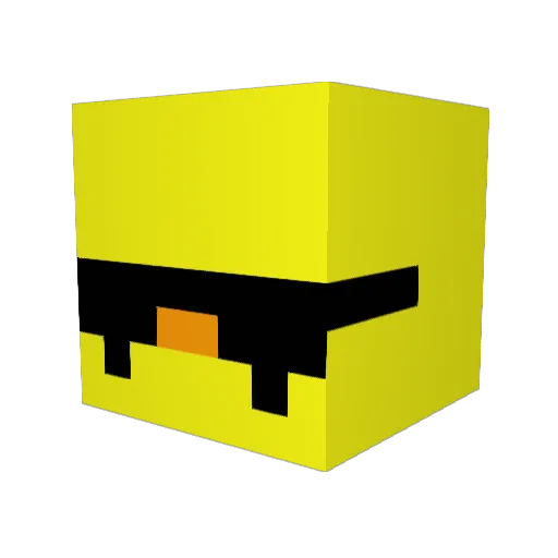 uhmockles Minecraft avatar head, 3D render