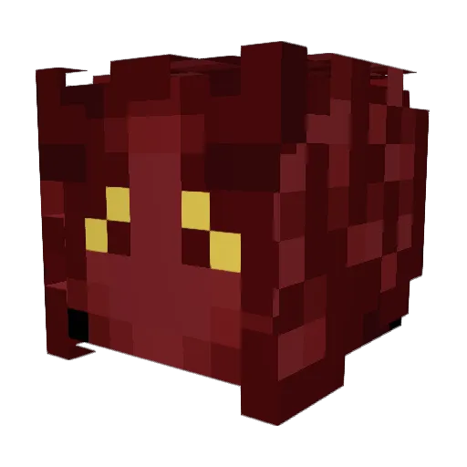 uhobi Minecraft avatar head, 3D render