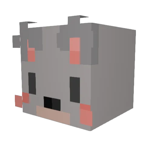 uhprobably2124 Minecraft avatar head, 3D render