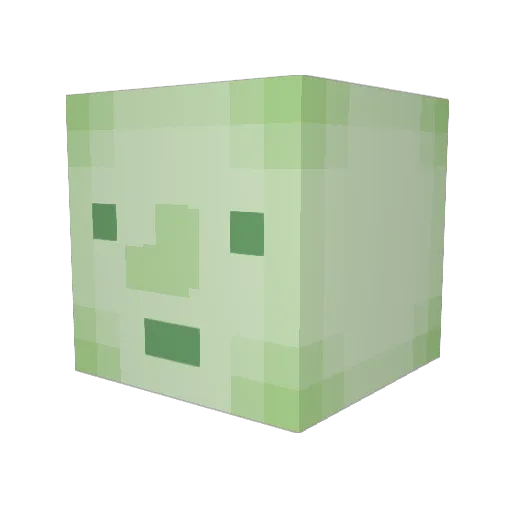 uhwu Minecraft avatar head, 3D render