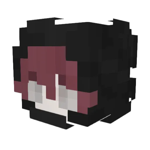 uirs Minecraft avatar head, 3D render