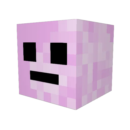 uiv6i Minecraft avatar head, 3D render