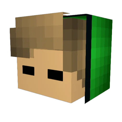 ukameso139 Minecraft avatar head, 3D render