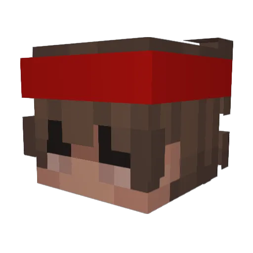 ukdrillbro Minecraft avatar head, 3D render