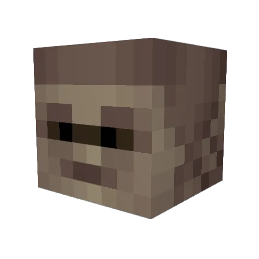 ukfrontline Minecraft avatar head, 3D render