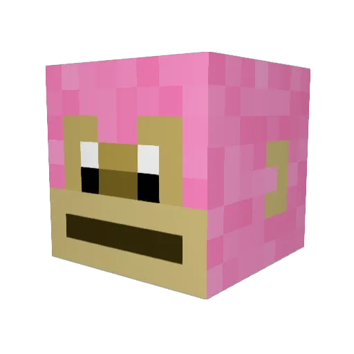 ulac0212 Minecraft avatar head, 3D render
