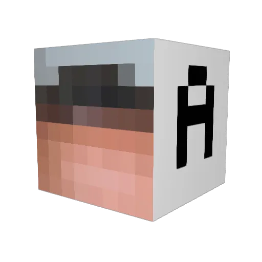 ulasbey31 Minecraft avatar head, 3D render