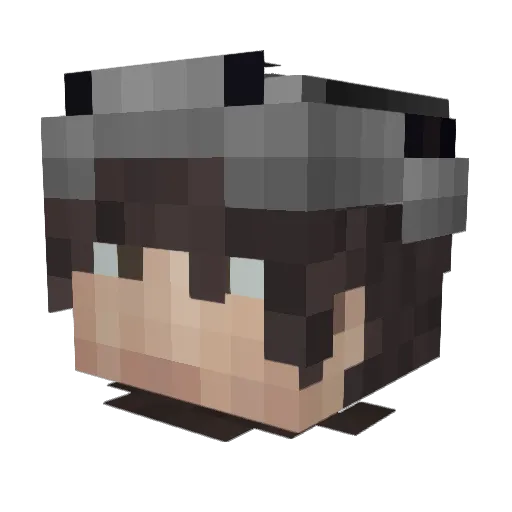 uli_to Minecraft avatar head, 3D render