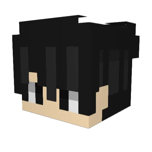 uliche666 Minecraft avatar head, 3D render
