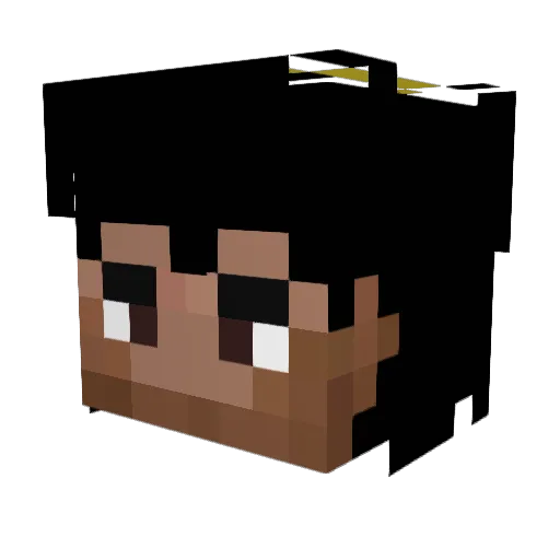ulisessj Minecraft avatar head, 3D render