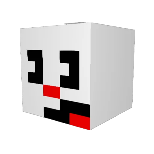 ulissin_084 Minecraft avatar head, 3D render