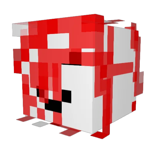 uloman Minecraft avatar head, 3D render