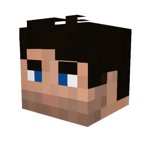 ulqatyn Minecraft avatar head, 3D render