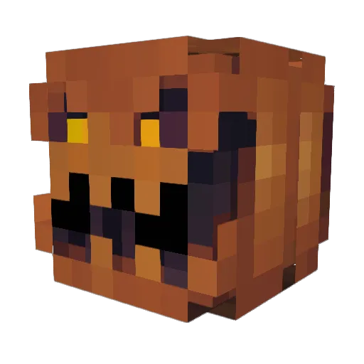 uls1 Minecraft avatar head, 3D render