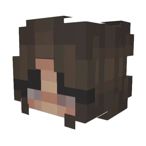 ult_rad Minecraft avatar head, 3D render