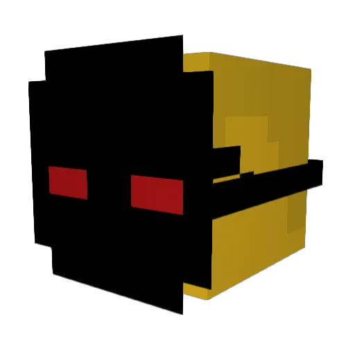ultima_king Minecraft avatar head, 3D render