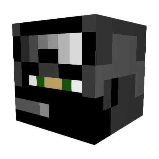 ultimate978978 Minecraft avatar head, 3D render