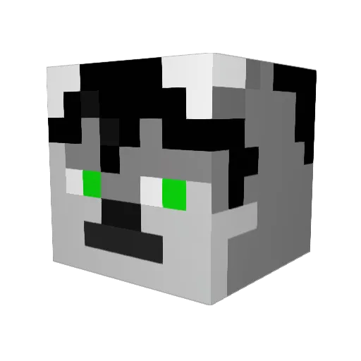 ultimateGenji12 Minecraft avatar head, 3D render