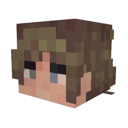 ultimate_breeze Minecraft avatar head, 3D render