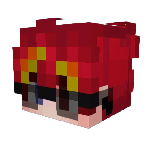 ultimustruk Minecraft avatar head, 3D render