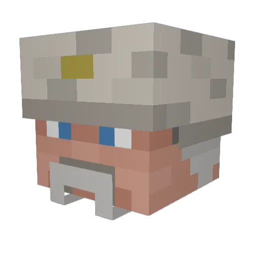 ultra_pontus Minecraft avatar head, 3D render