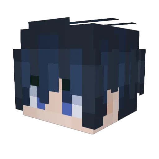 ultradagoon Minecraft avatar head, 3D render