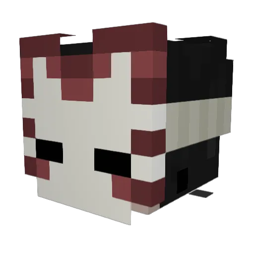 ultrafox97 Minecraft avatar head, 3D render