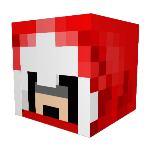 ultragod11 Minecraft avatar head, 3D render