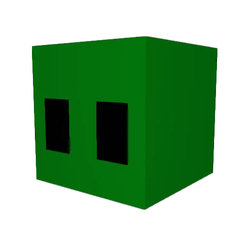 ultrakata Minecraft avatar head, 3D render