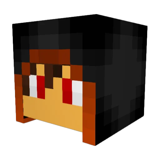 ultramartin1 Minecraft avatar head, 3D render