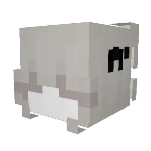 ultraviole6ce Minecraft avatar head, 3D render