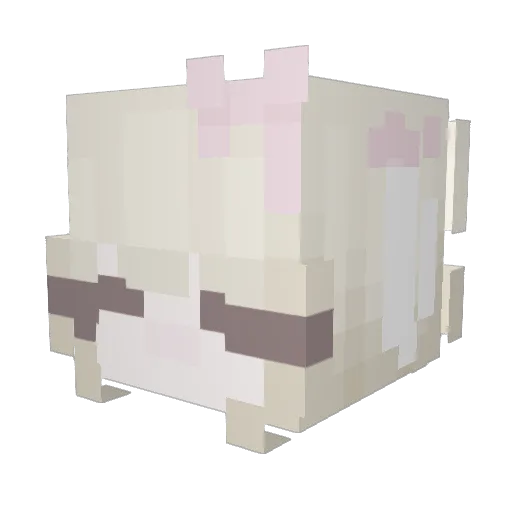 ultraviolenccia Minecraft avatar head, 3D render