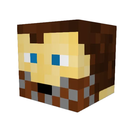 ulysses1863 Minecraft avatar head, 3D render