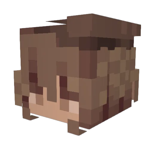 um4puma Minecraft avatar head, 3D render