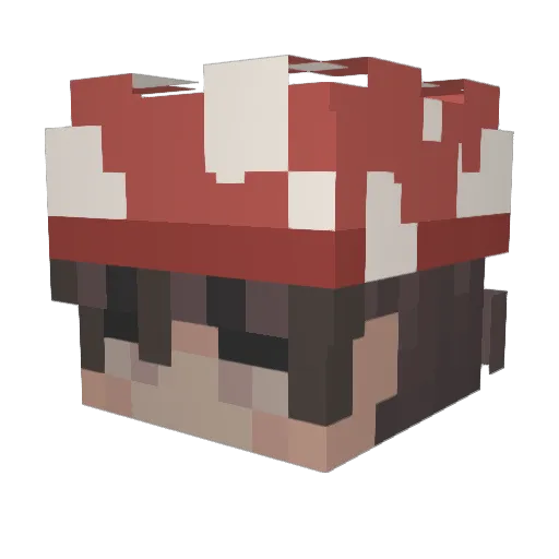 umTom Minecraft avatar head, 3D render