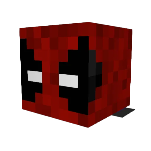 umadbro88 Minecraft avatar head, 3D render
