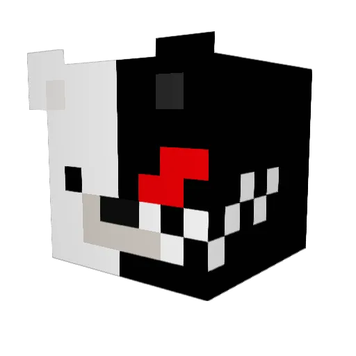 umberbones Minecraft avatar head, 3D render