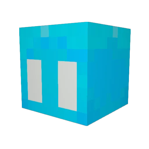 umbra9738 Minecraft avatar head, 3D render