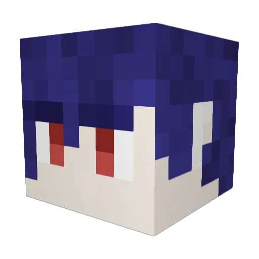 umbrastaff_ Minecraft avatar head, 3D render